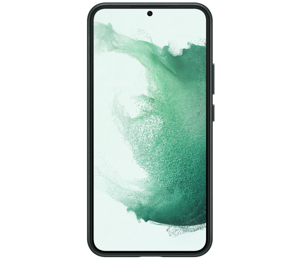SAMSUNG Etui Leather Cover do Samsung S22+ Green - 718302 - zdjęcie 2